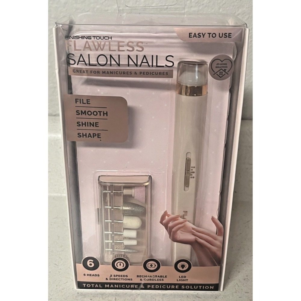 Finishing Touch Flawless‎ Salon Nails Manicures & Pedicures Tool - New & Sealed!